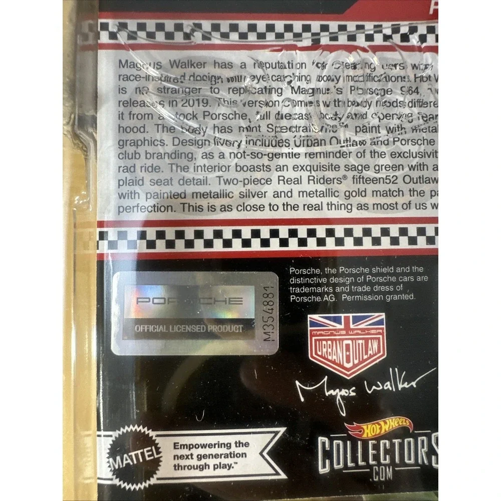 Hot Wheels RLC Exclusive Porsche 964 Magnus Walker Urban Outlaw